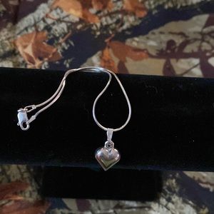 bracelet or ankle bracelet 8 inches with heart